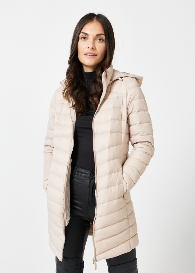 Stone Duck Down Puffer Coat | Duck Apparel